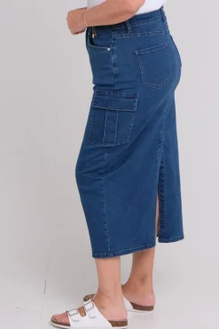 Ingerlise denim skjørt