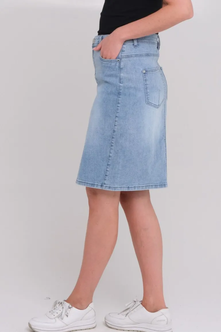 Izzy denim skjørt