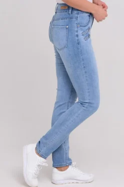 Siri jeans med glidelåser